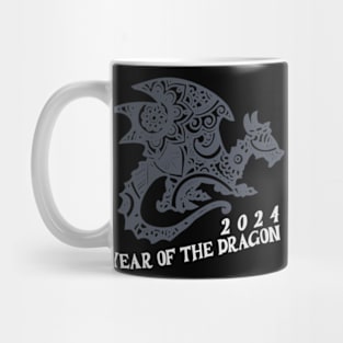 2024 Year of the Dragon, Hello 2024, Year of the Dragon 2024, Happy New Year 2024 Mug